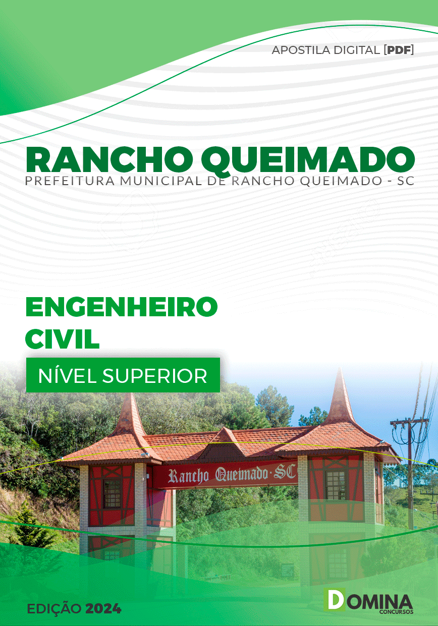 Apostila Engenheiro Civil Rancho Queimado SC 2024