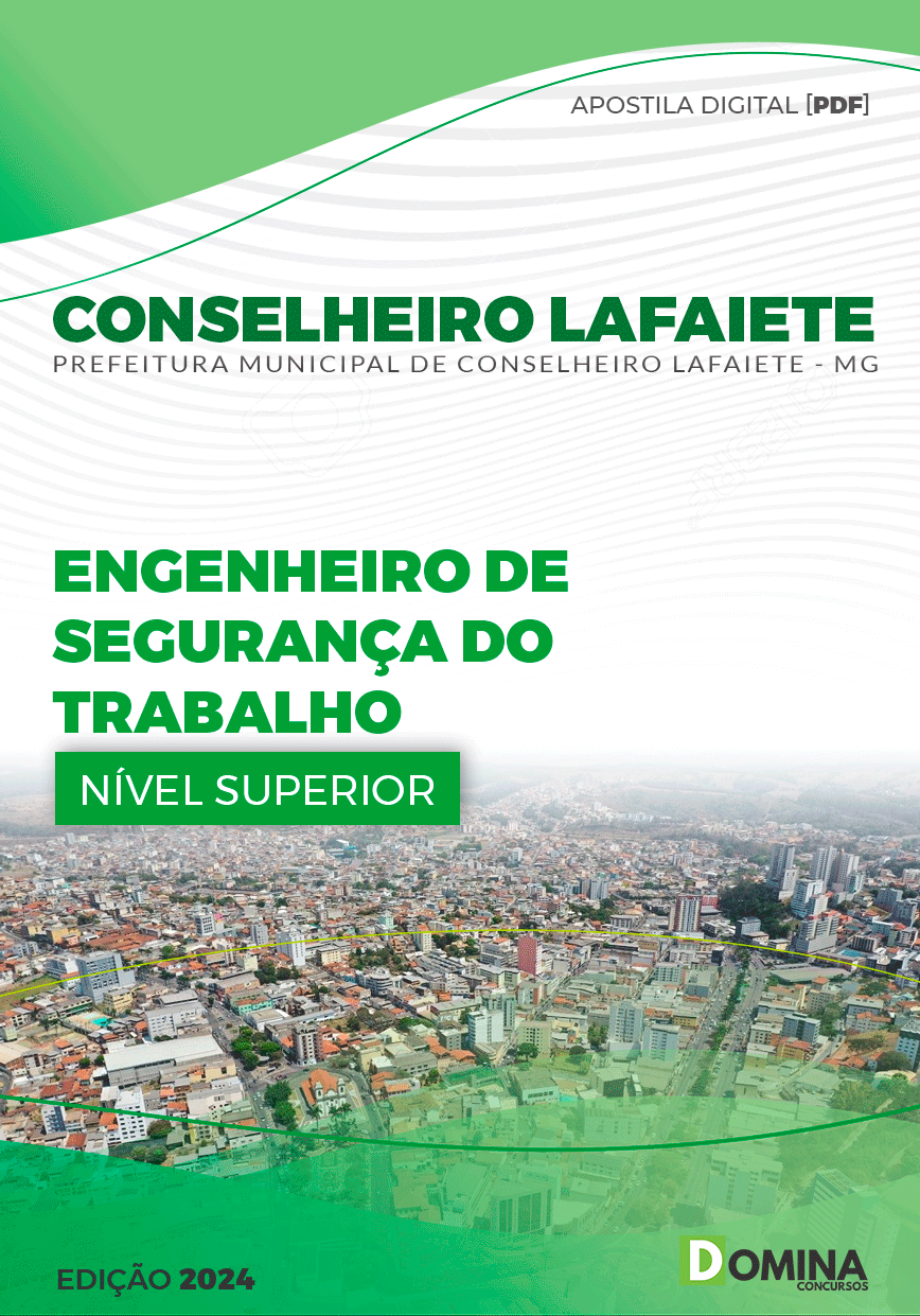 Apostila Engenheiro Seg Trabalho Conselheiro Lafaiete MG 2024