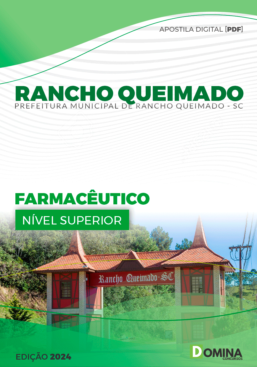 Apostila Farmacêutico Rancho Queimado SC 2024