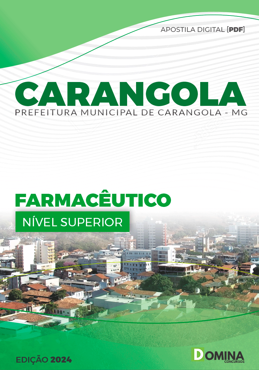 Apostila Farmacêutico Carangola MG 2024