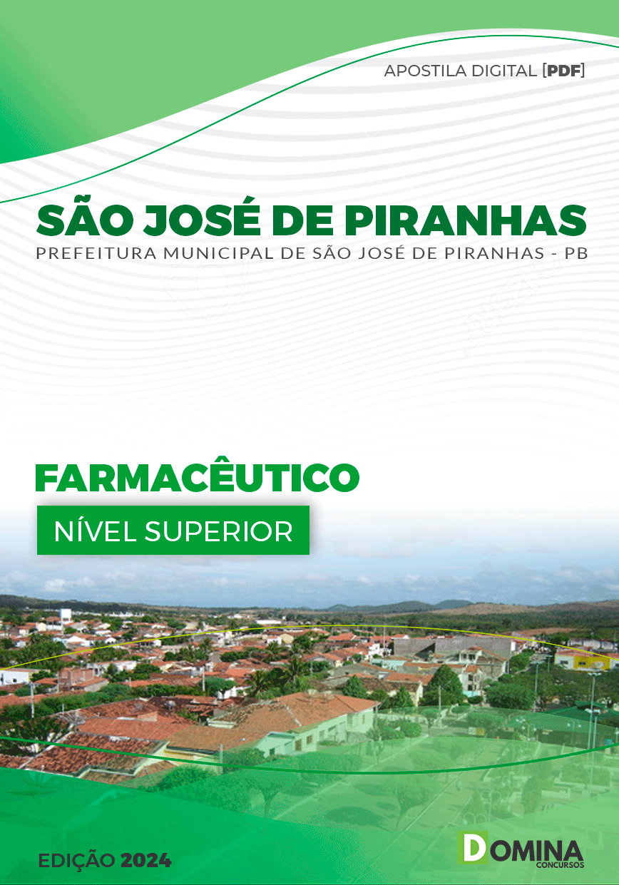 Apostila Farmacêutico São José de Piranhas PB 2024