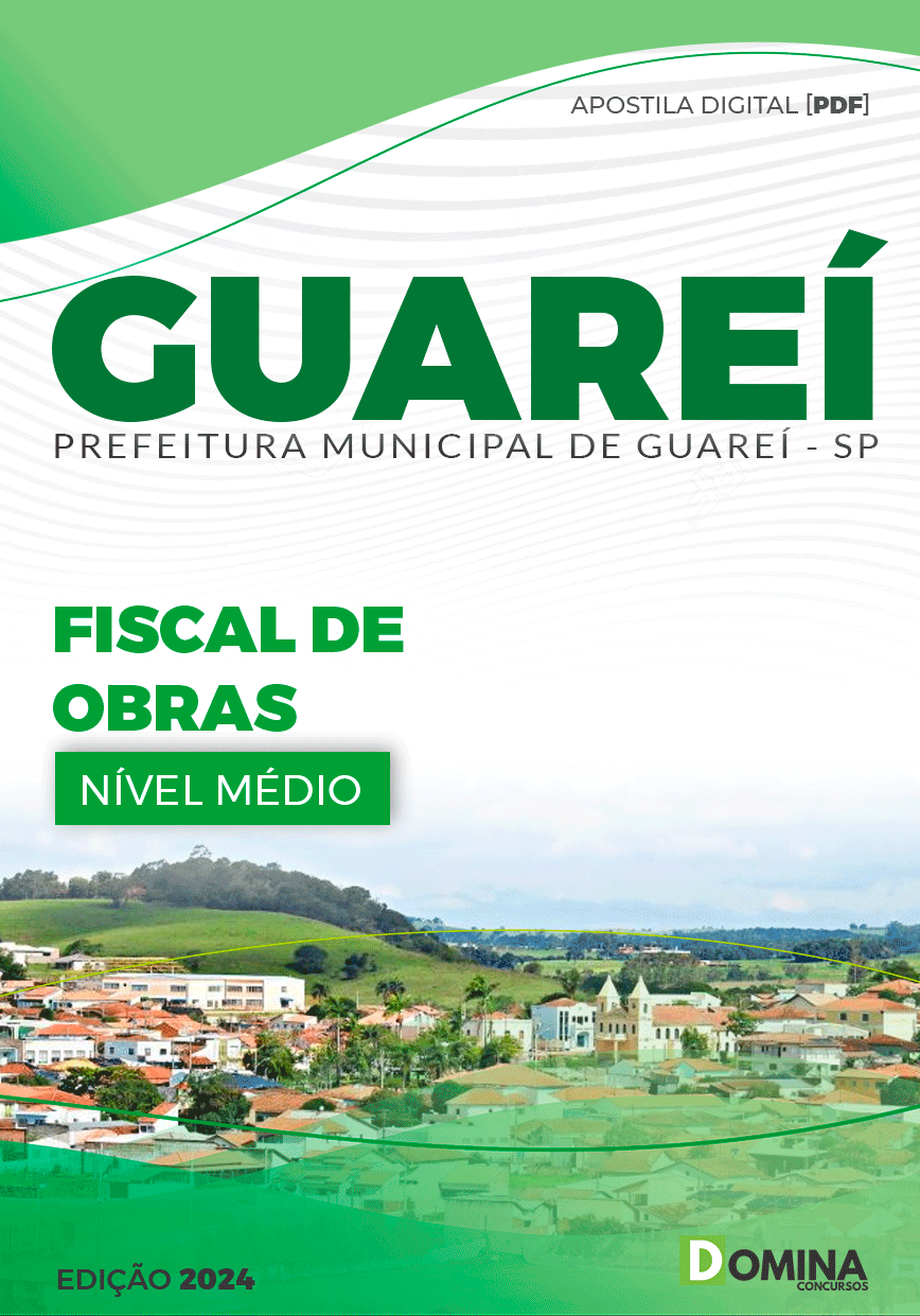 Apostila Fiscal de Obras Guareí SP 2024