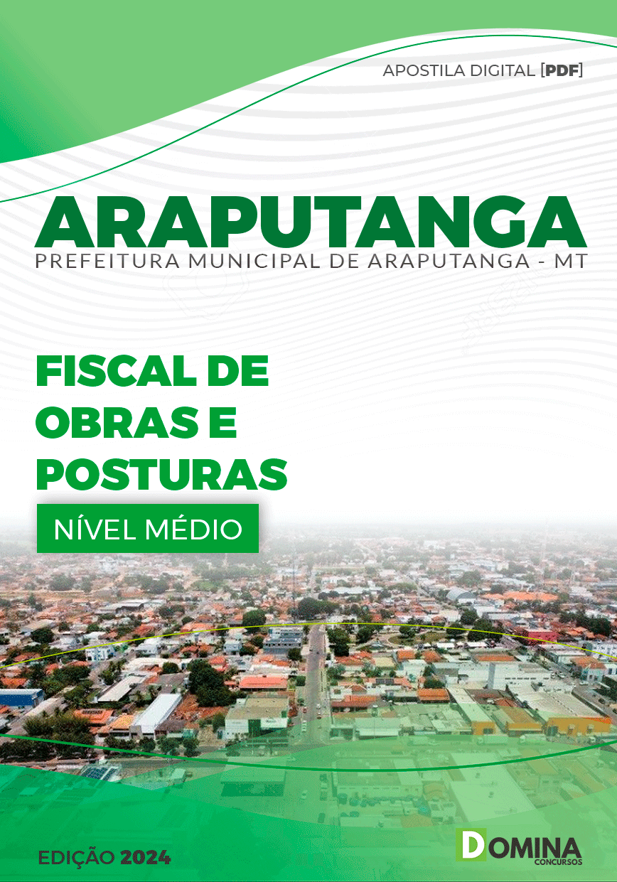 Apostila Fiscal de Obras e Posturas Araputanga MT 2024