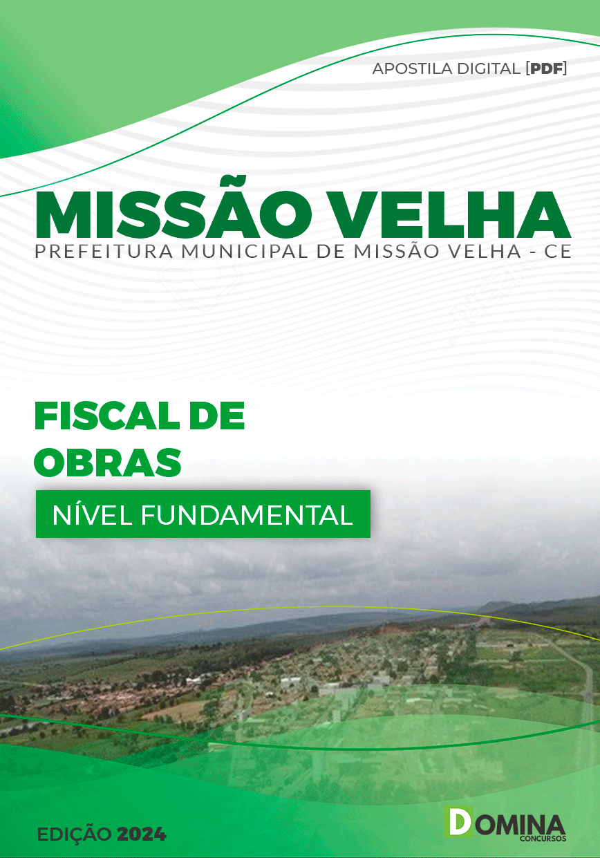 Apostila Fiscal de Obras Missão Velha CE 2024