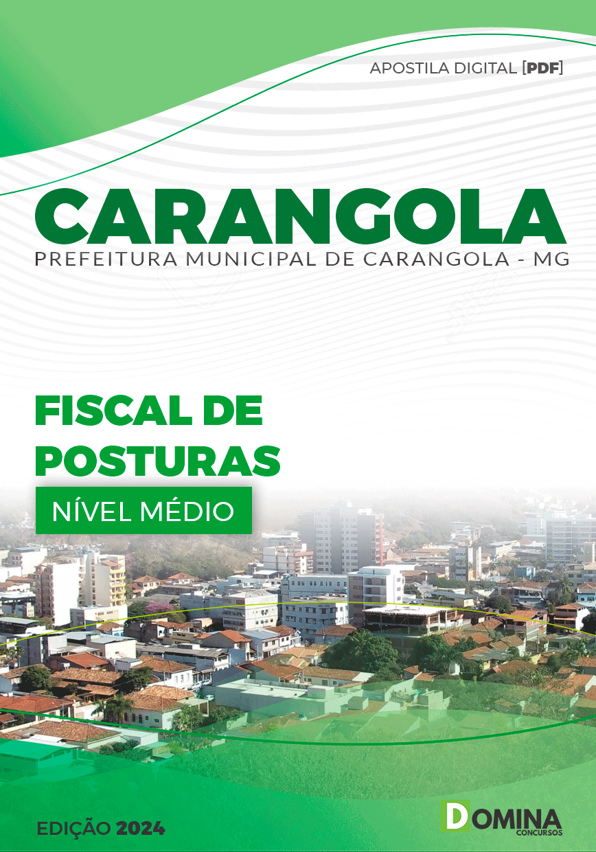 Apostila Fiscal de Posturas Carangola MG 2024