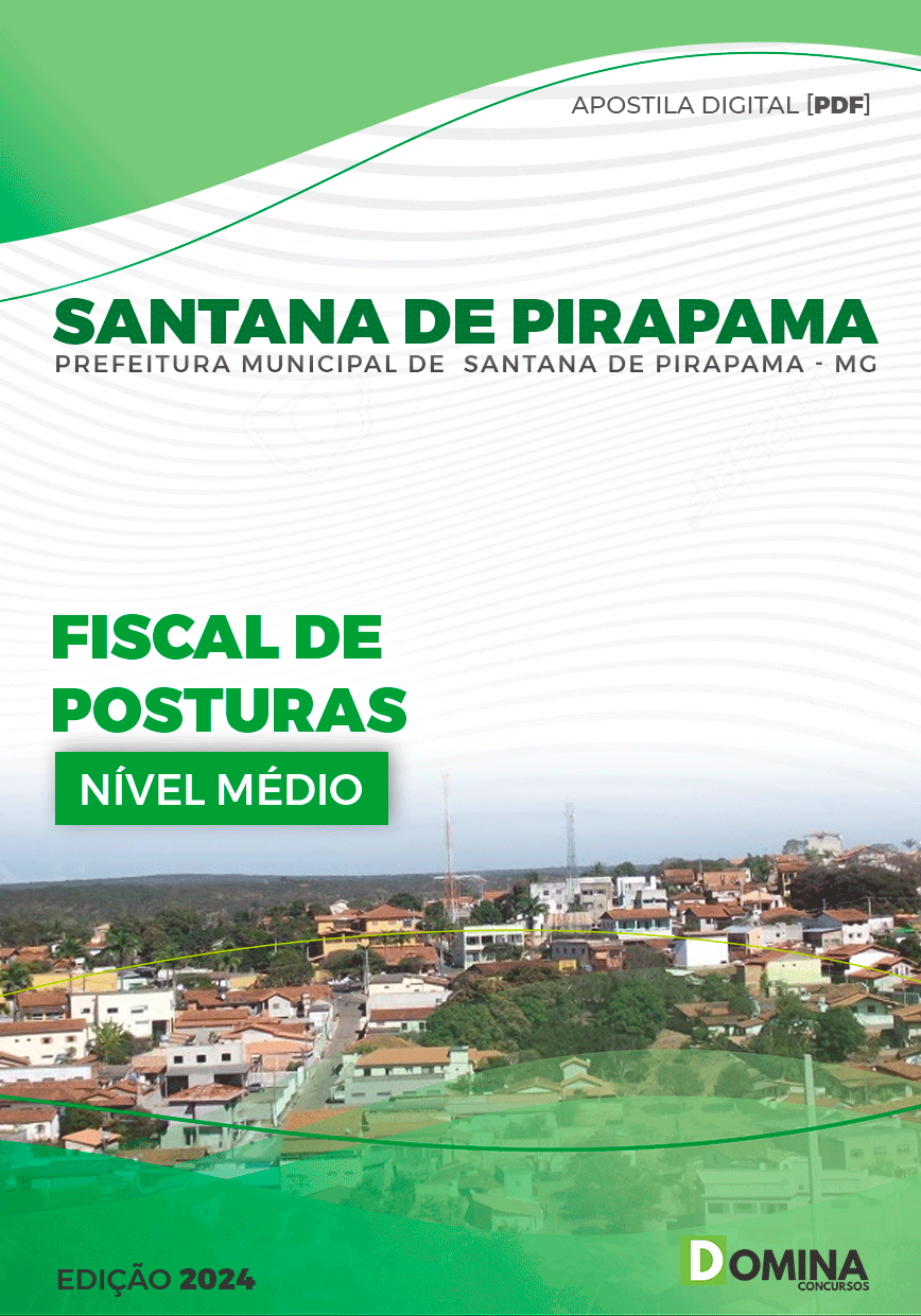 Apostila Fiscal de Posturas Santana de Pirapama MG 2024