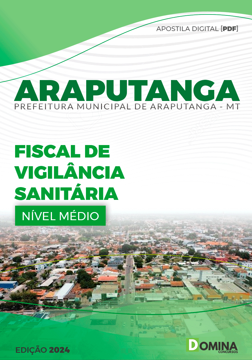 Apostila Fiscal de Vigilância Sanitária Araputanga MT 2024