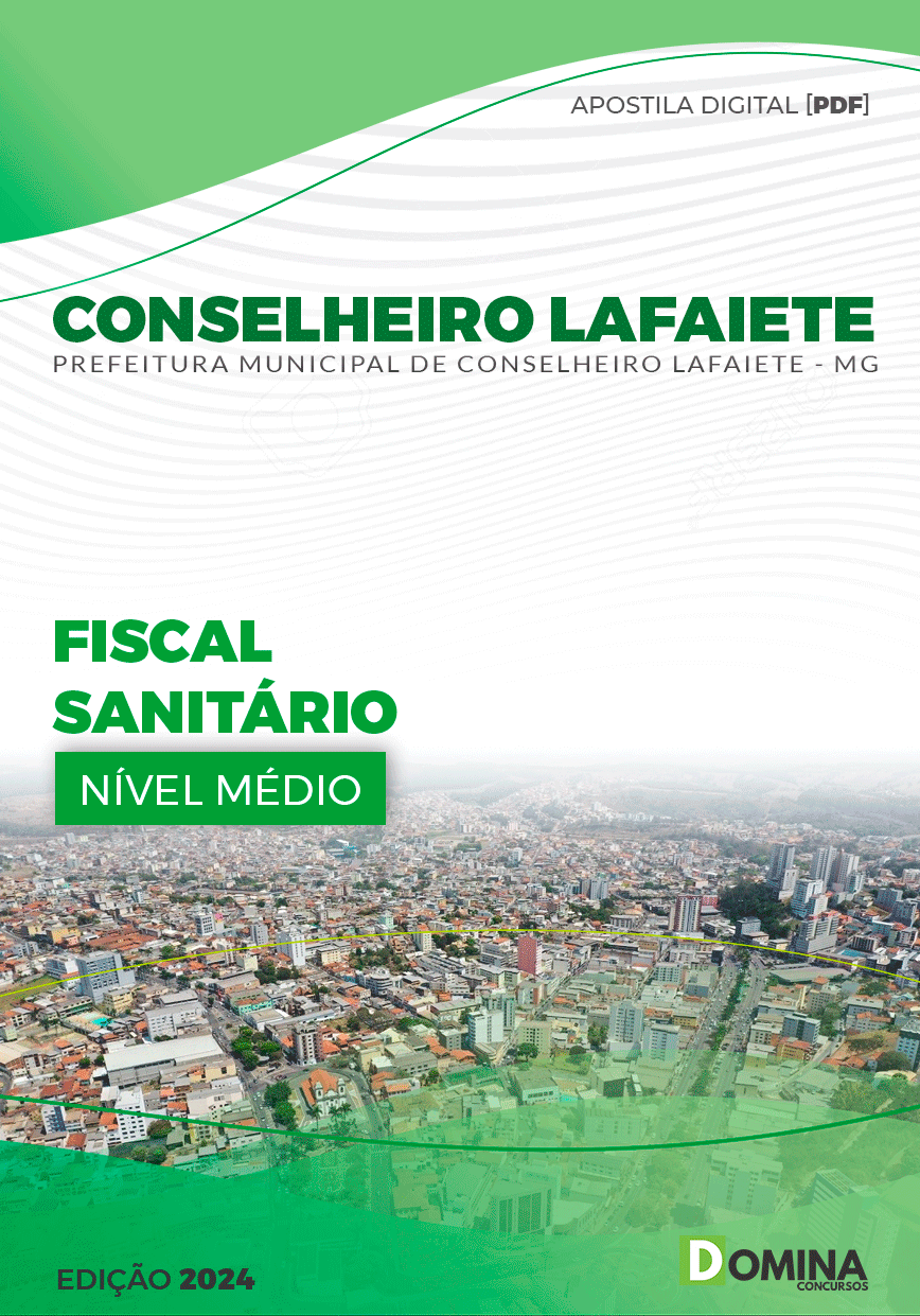 Apostila Fiscal Sanitário Conselheiro Lafaiete MG 2024