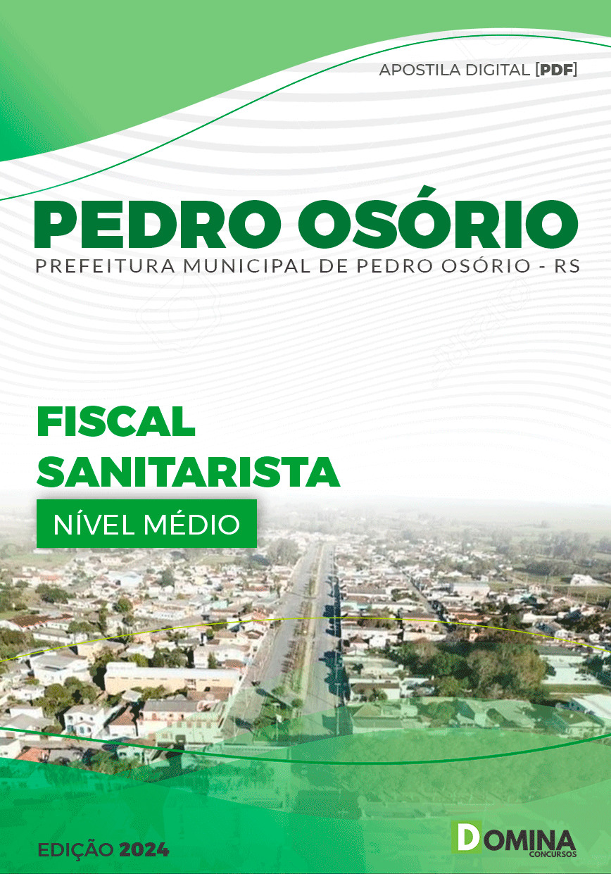 Apostila Fiscal Sanitarista Pedro Osório RS 2024