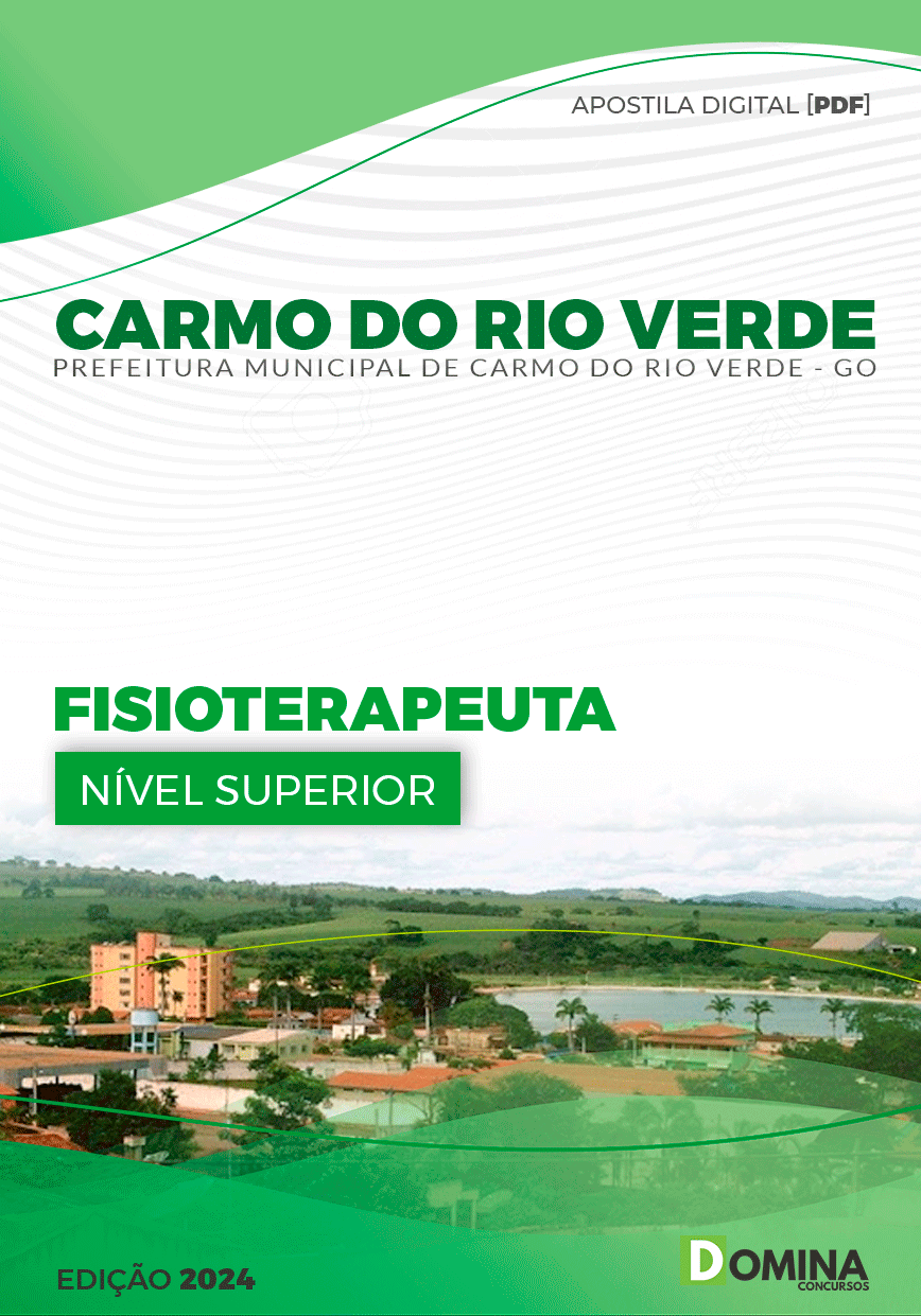 Apostila Fisioterapeuta Carmo do Rio Verde GO 2024