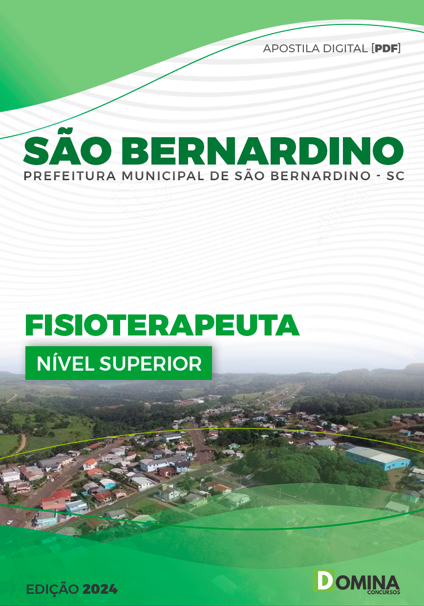 Apostila Prefeitura São Bernardino SC 2024 Fisioterapeuta