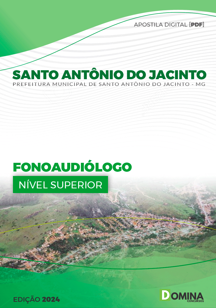 Apostila Fonoaudiólogo Santo Antônio do Jacinto MG 2024