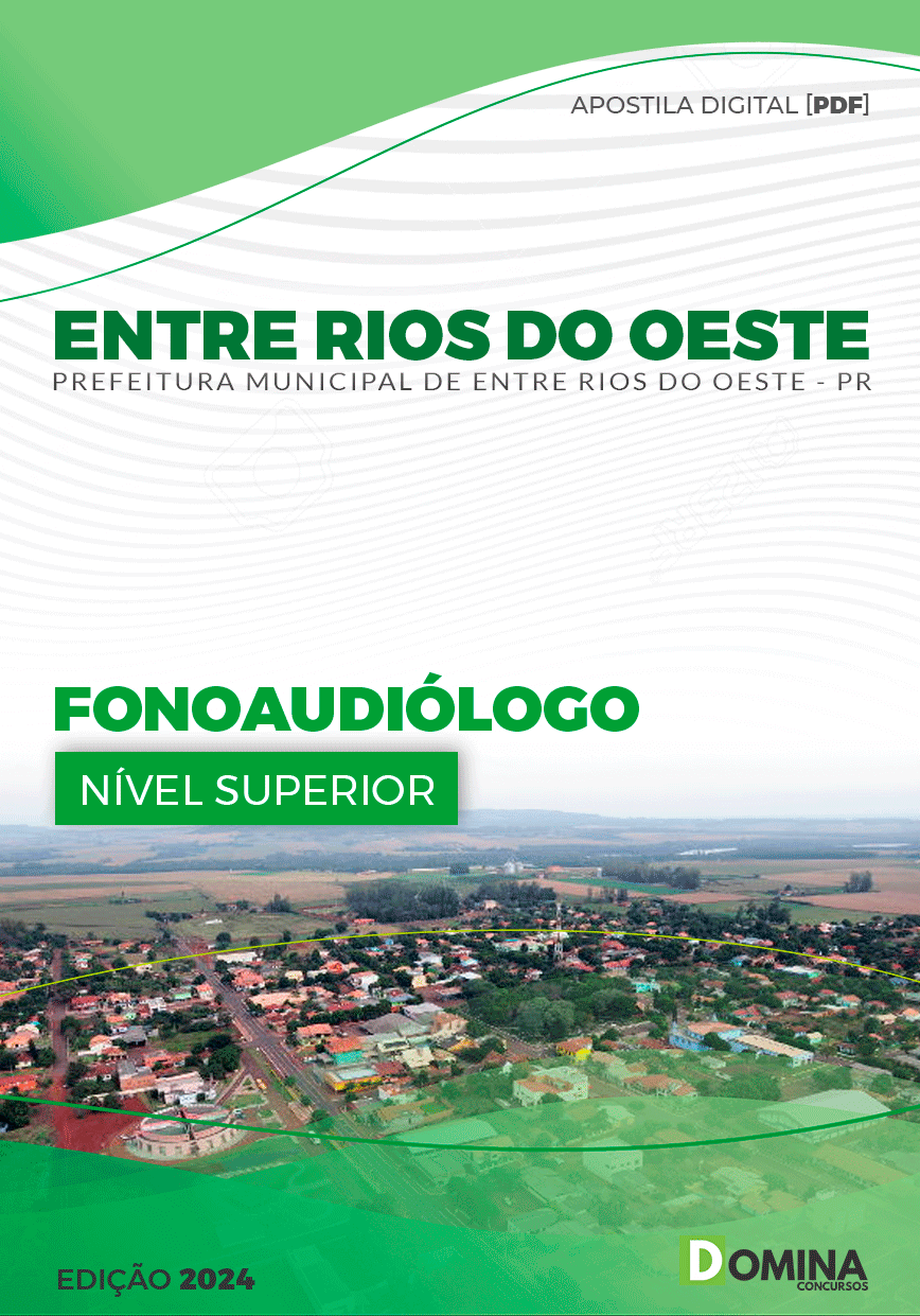 Apostila Fonoaudiólogo Entre Rios do Oeste PR 2024