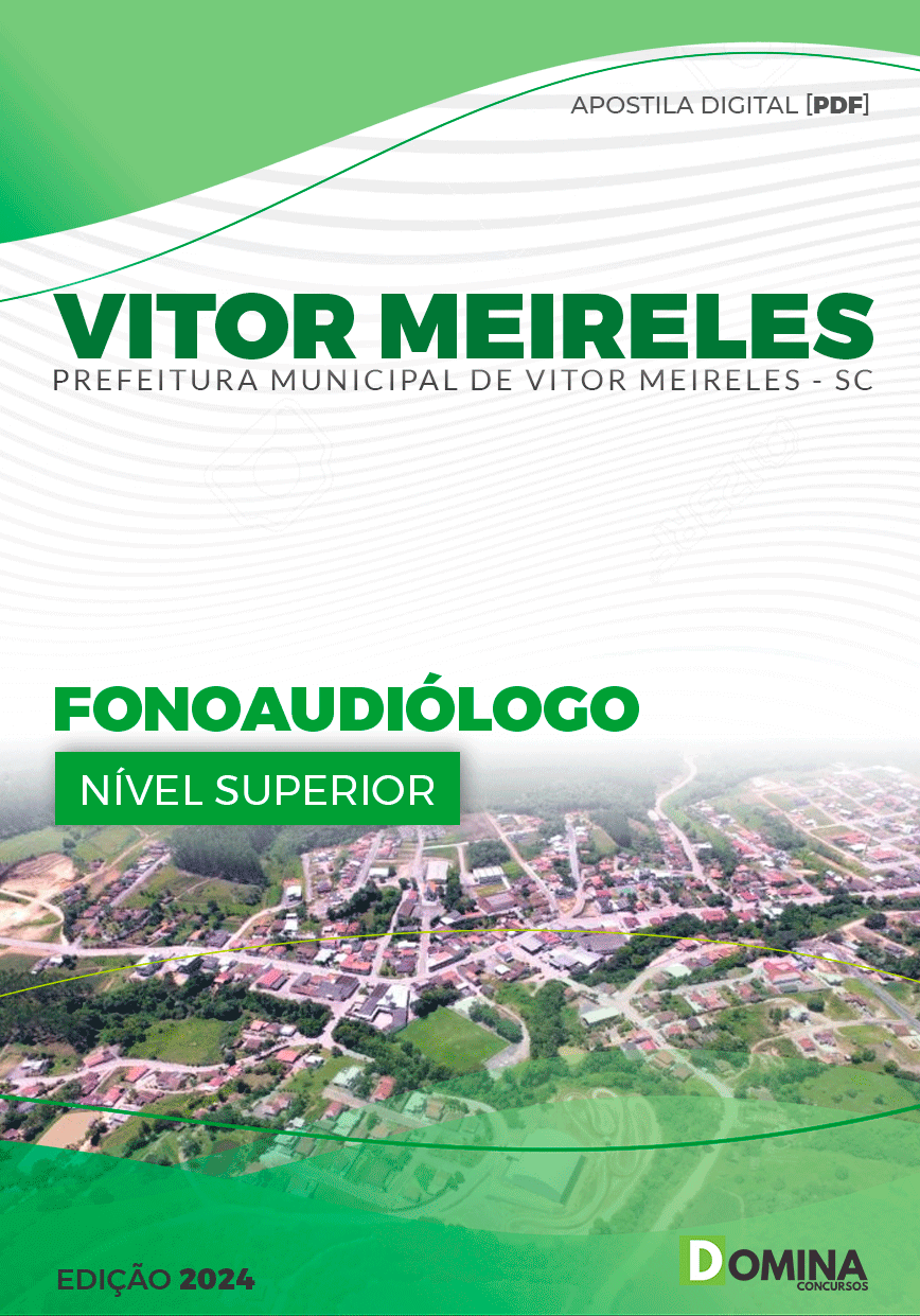 Apostila Fonoaudiólogo Vitor Meireles SC 2024