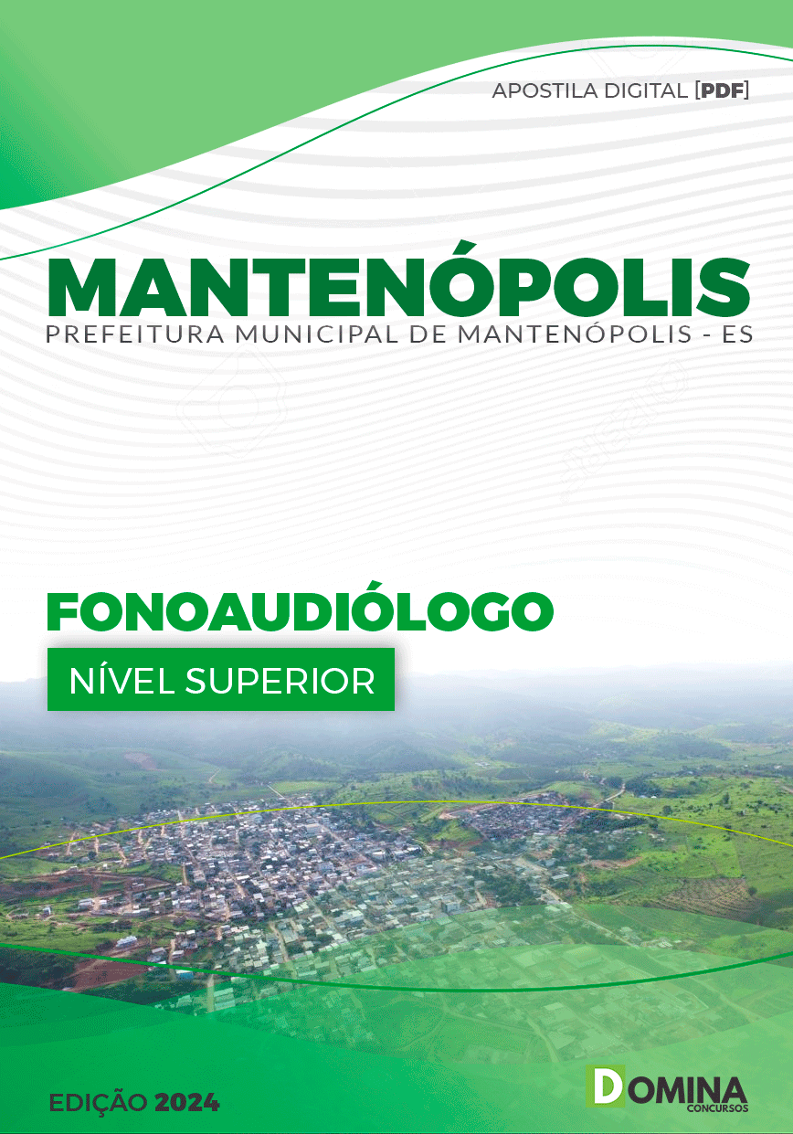 Apostila Fonoaudiólogo Mantenópolis ES 2024