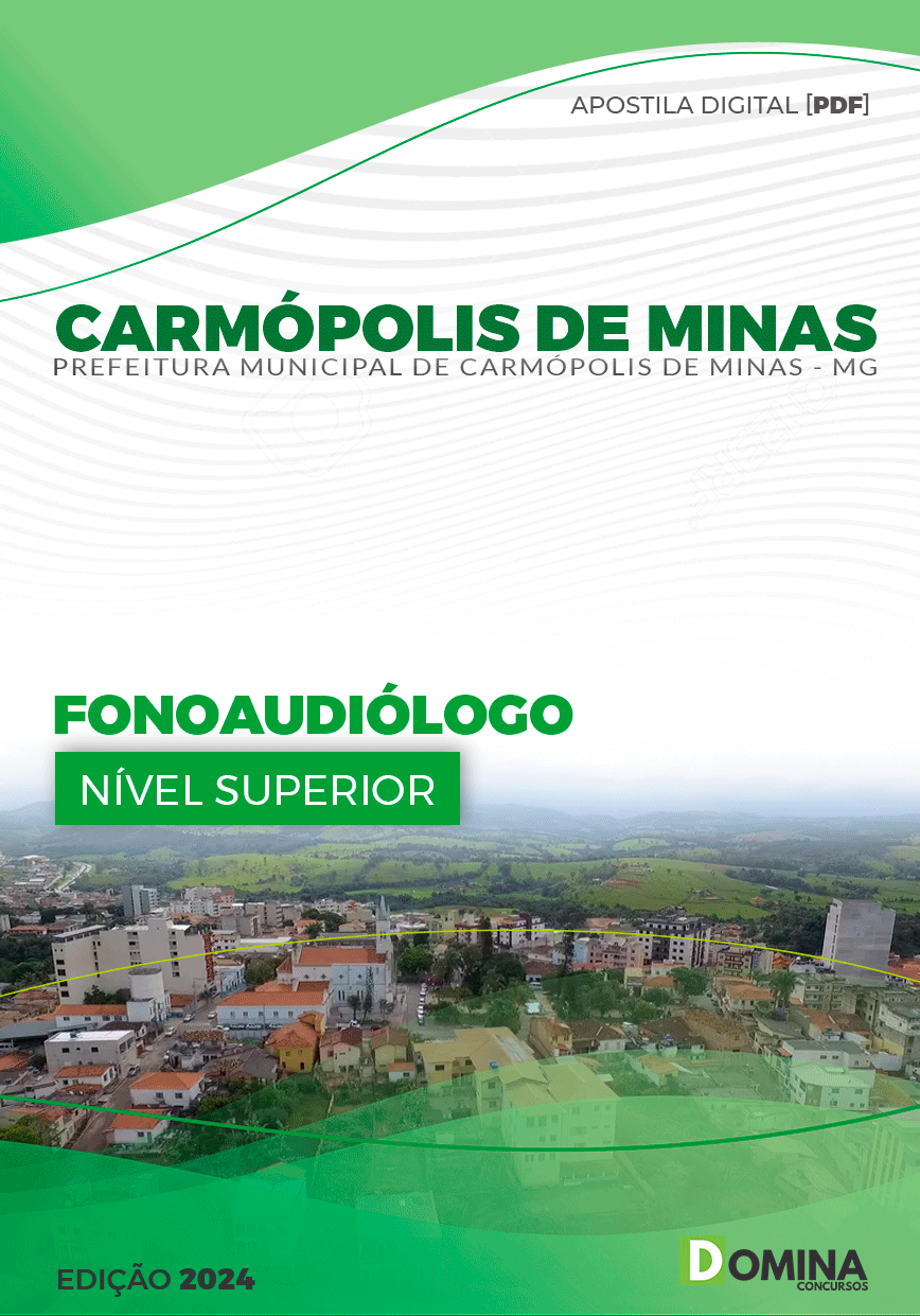 Apostila Fonoaudiólogo Carmópolis de Minas MG 2024