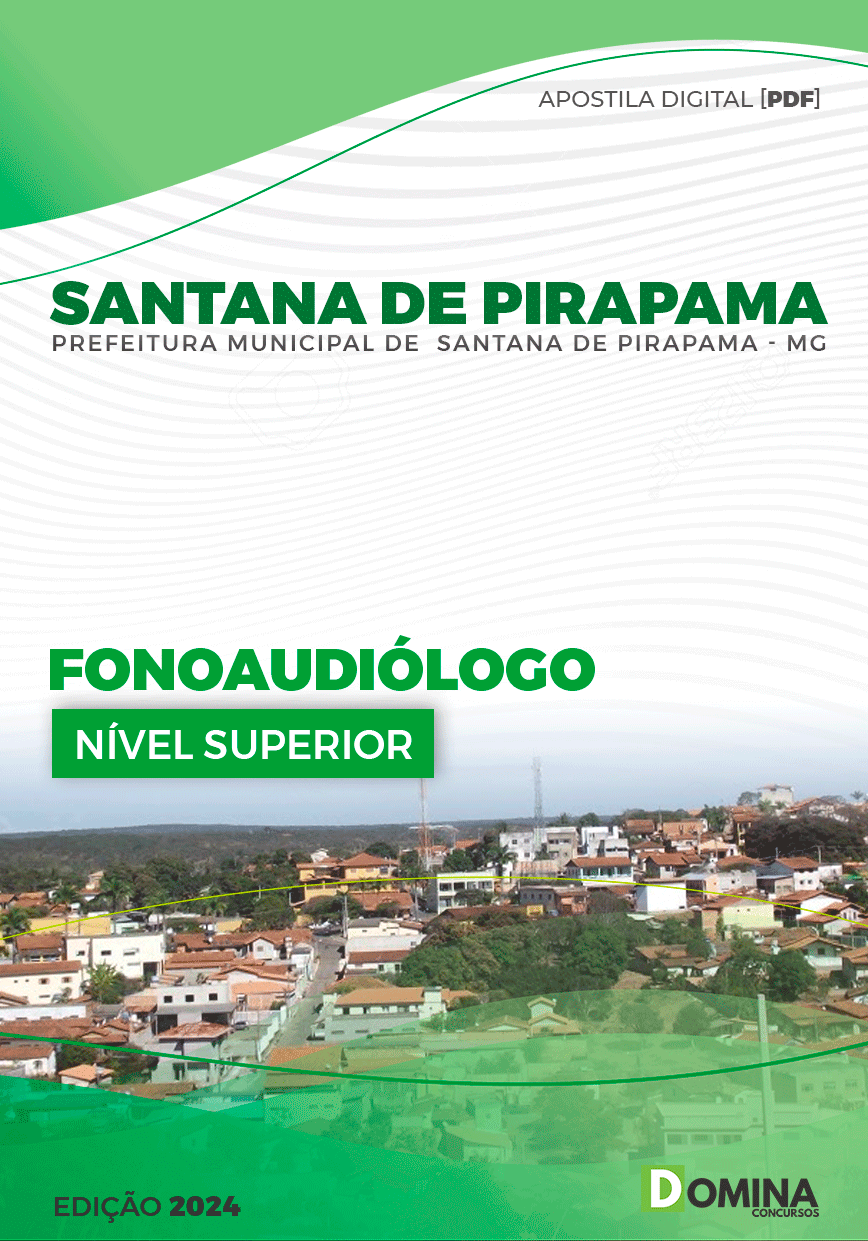 Apostila Fonoaudiólogo Santana de Pirapama MG 2024