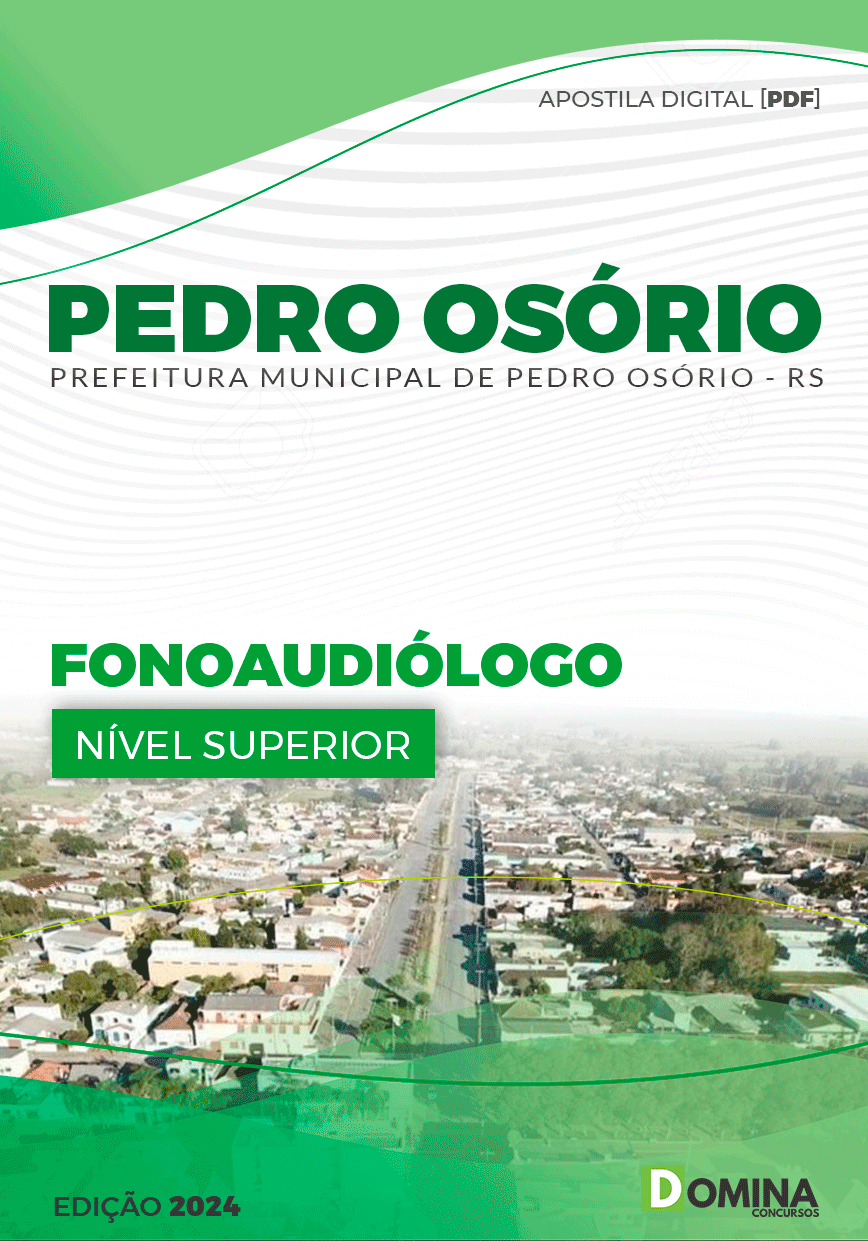 Apostila Fonoaudiólogo Pedro Osório RS 2024