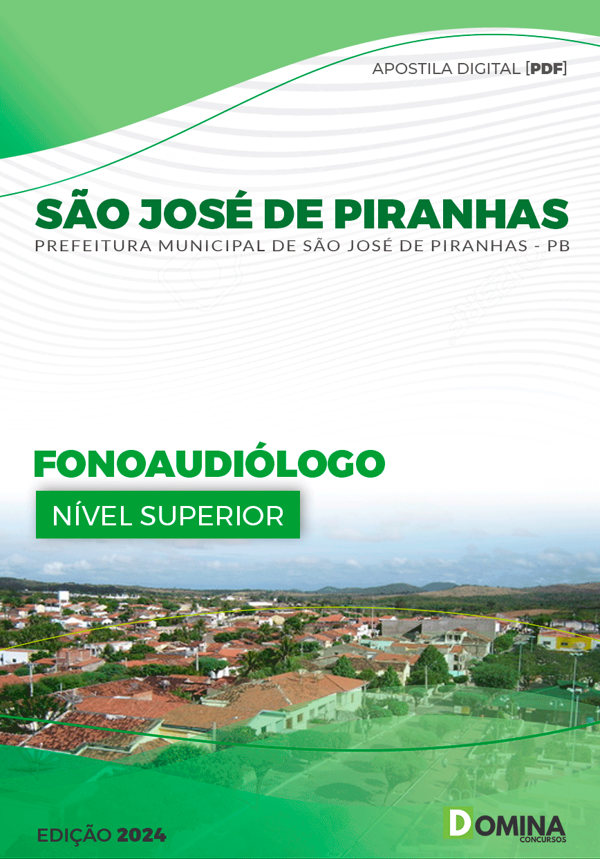 Apostila Fonoaudiólogo São José de Piranhas PB 2024