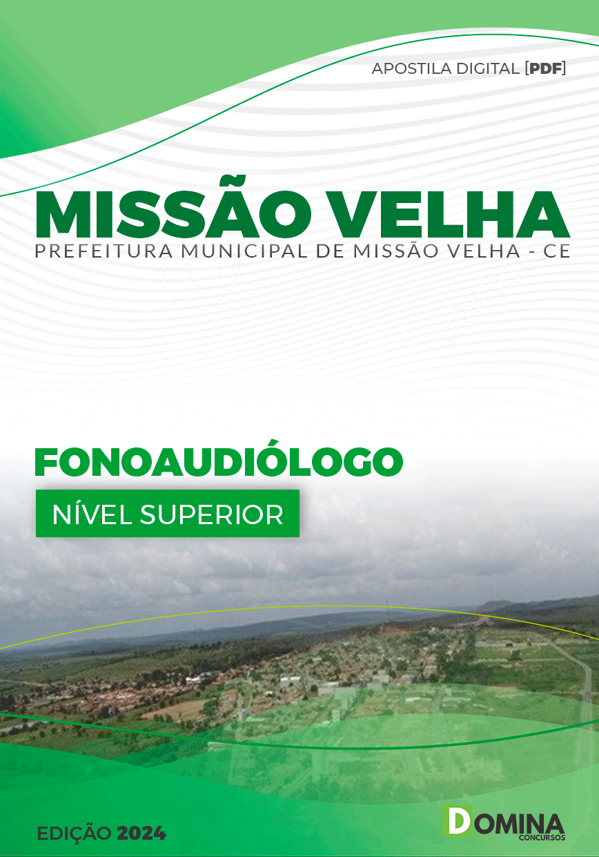 Apostila Fonoaudiólogo Missão Velha CE 2024