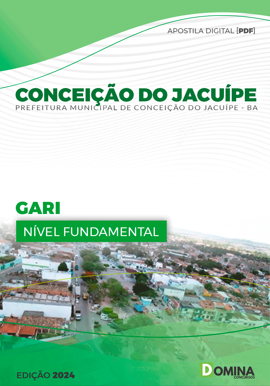 Apostila Gari Conceição do Jacuípe BA 2024