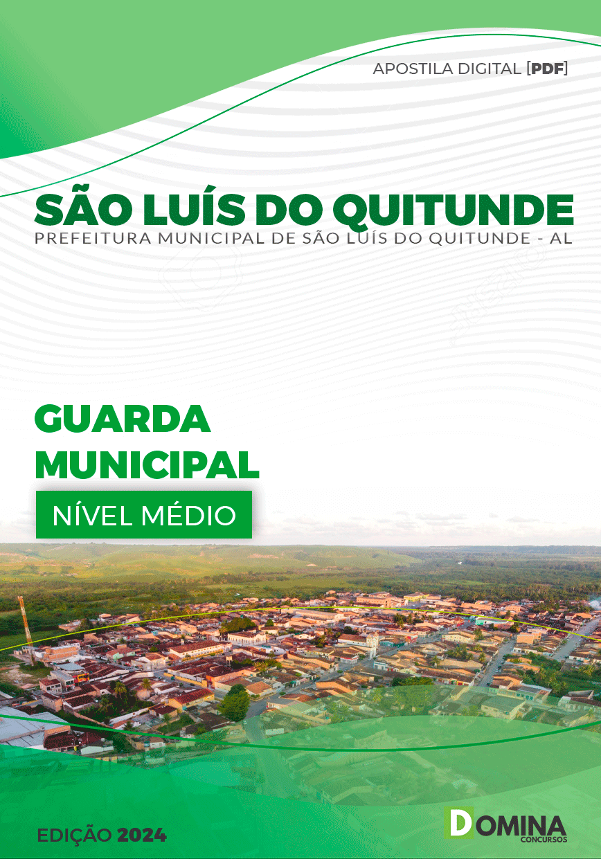 Apostila Guarda Municipal São Luís Quitunde AL 2024