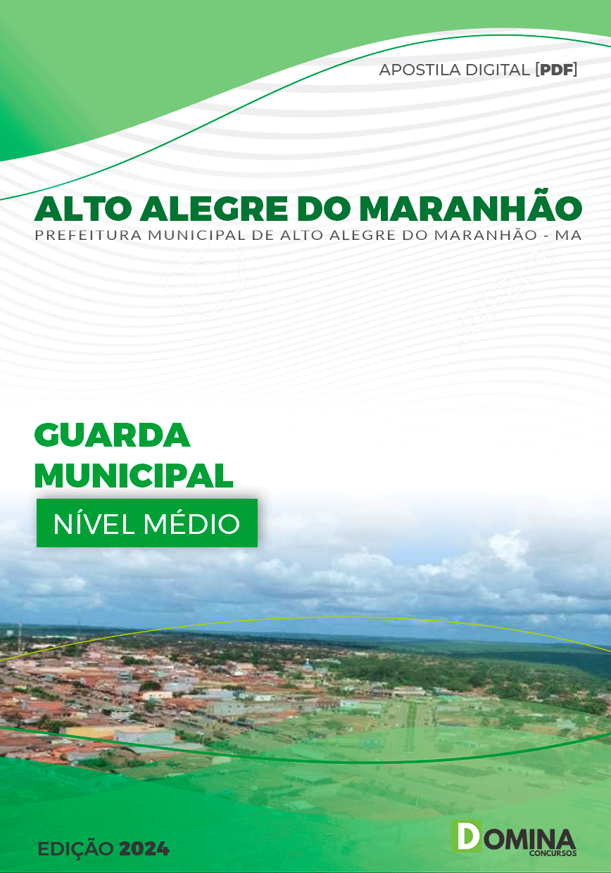 Apostila Guarda Municipal Alto Alegre Maranhão MA 2024