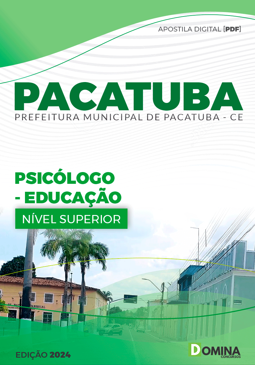 Apostila Psicólogo Educação Pacatuba CE 2024