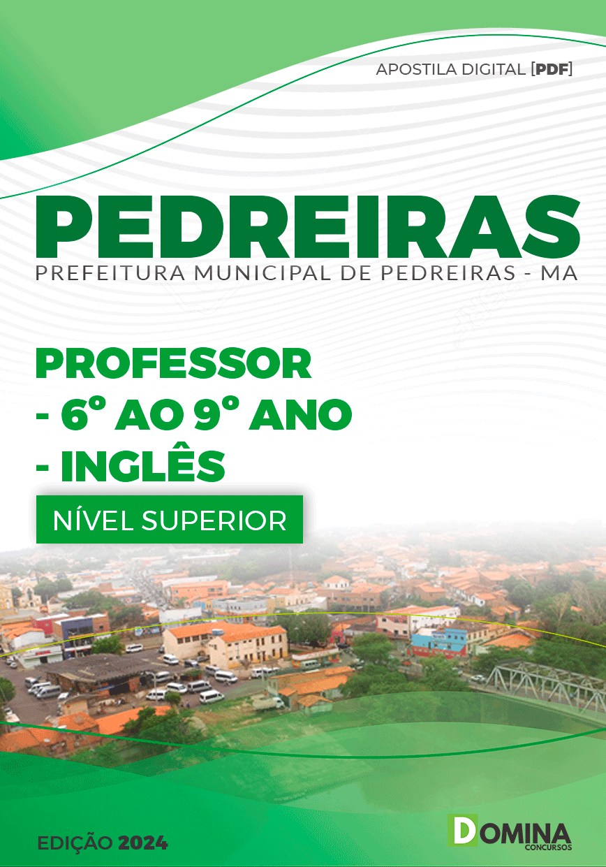 Apostila Professor de Inglês Pedreiras MA 2024