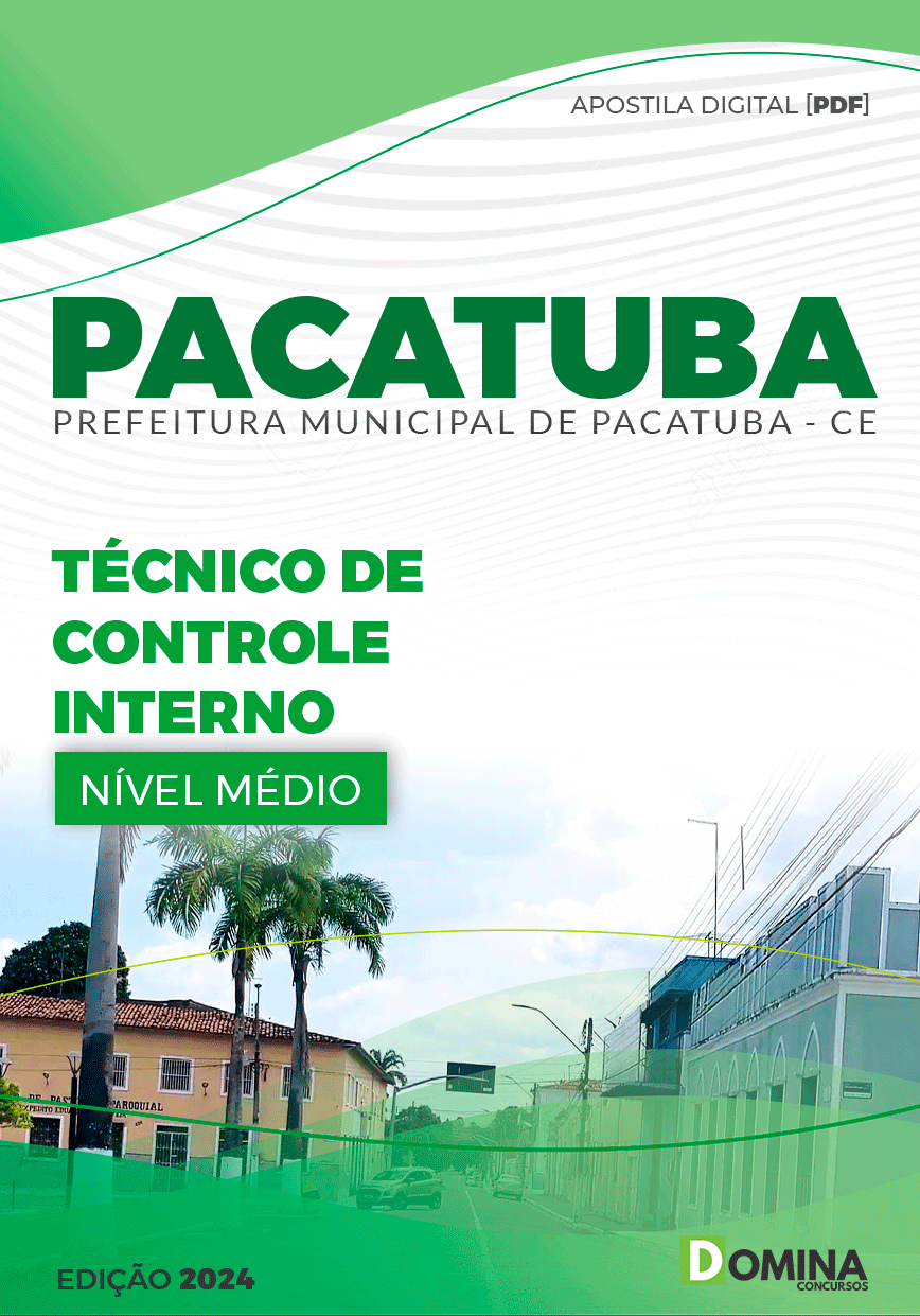 Apostila Técnico de Controle Interno Pacatuba CE 2024