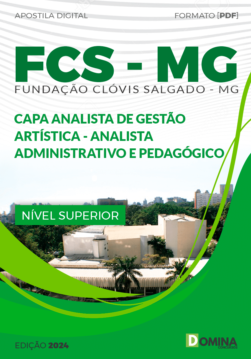 Apostila Analista Gestão Artística Analista Administrativo FCS 2024