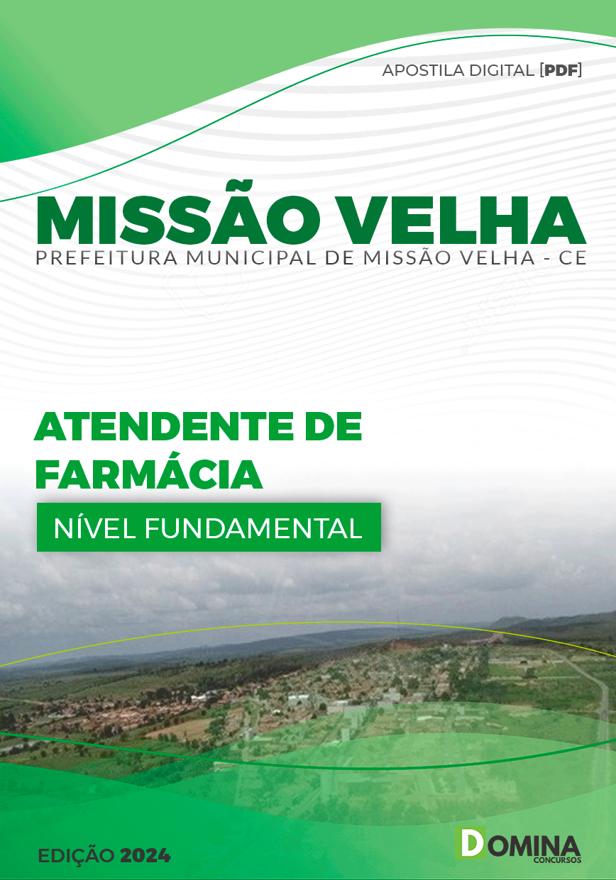 Apostila Atendente de Farmácia Missão Velha CE 2024