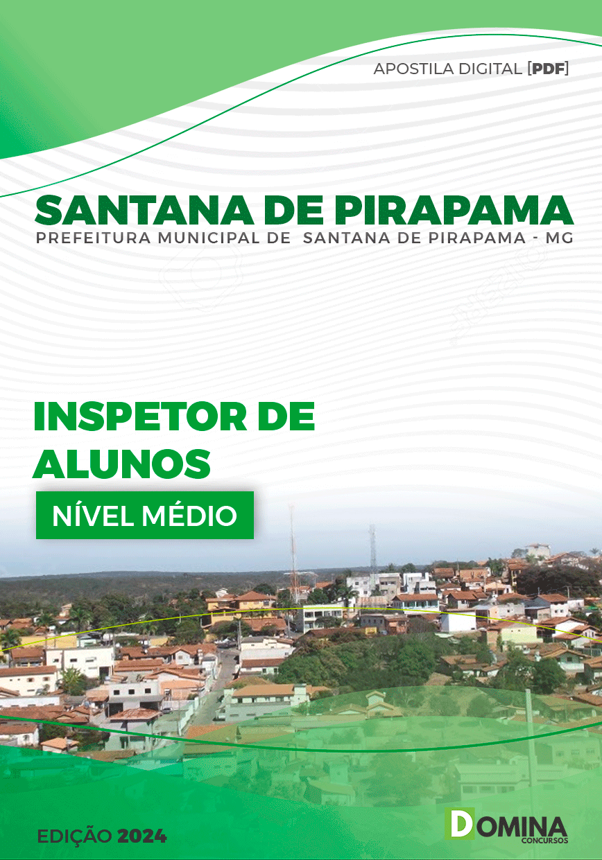 Apostila Inspetor de Alunos Santana de Pirapama MG 2024