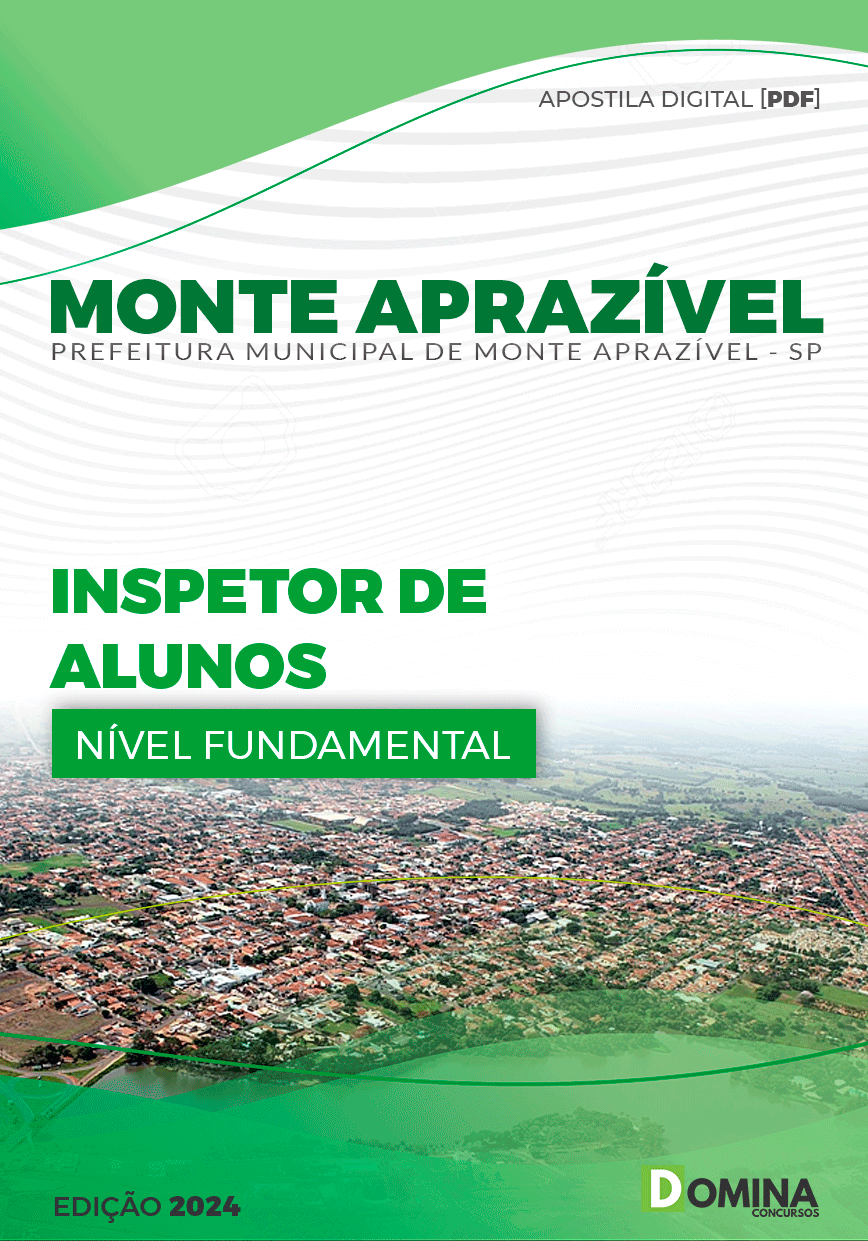 Apostila Inspetor de Alunos Monte Aprazível SP 2024