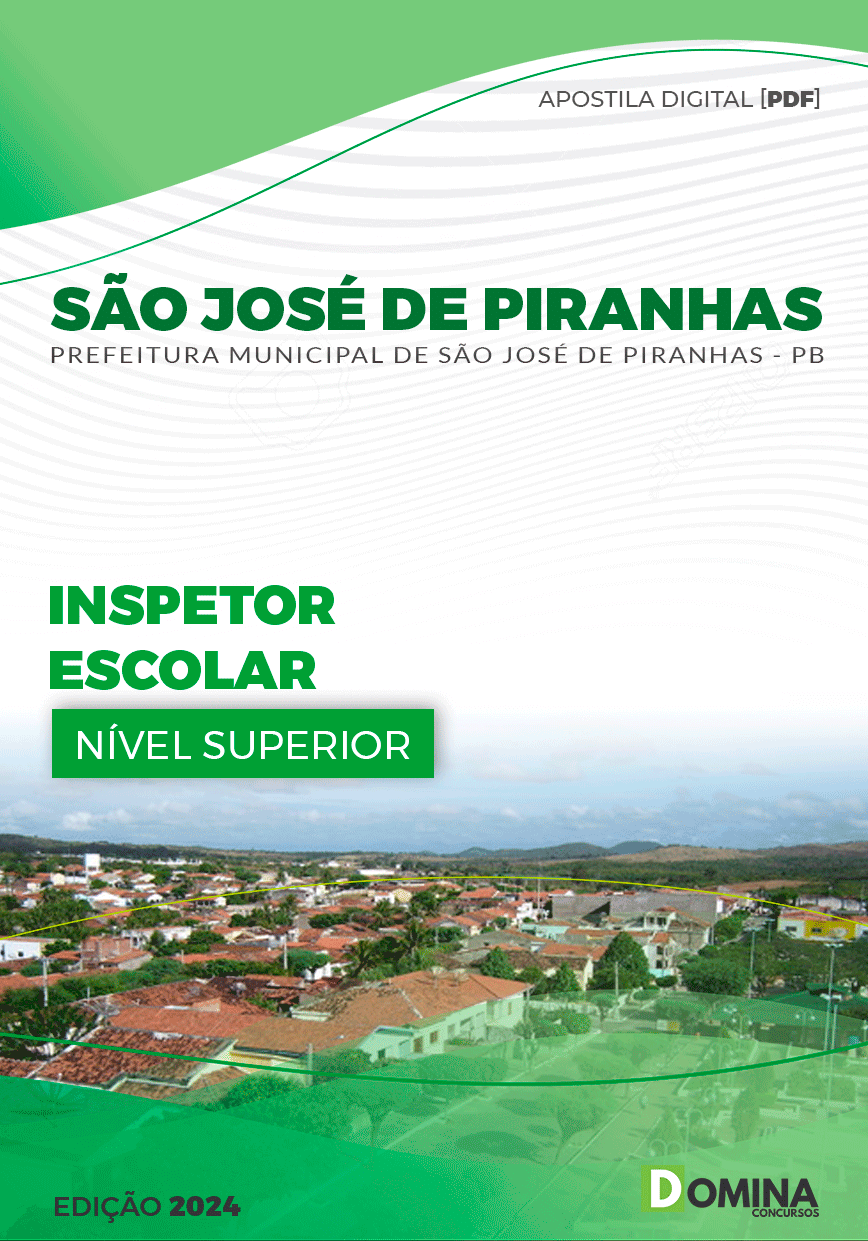 Apostila Inspetor Escolar São José de Piranhas PB 2024