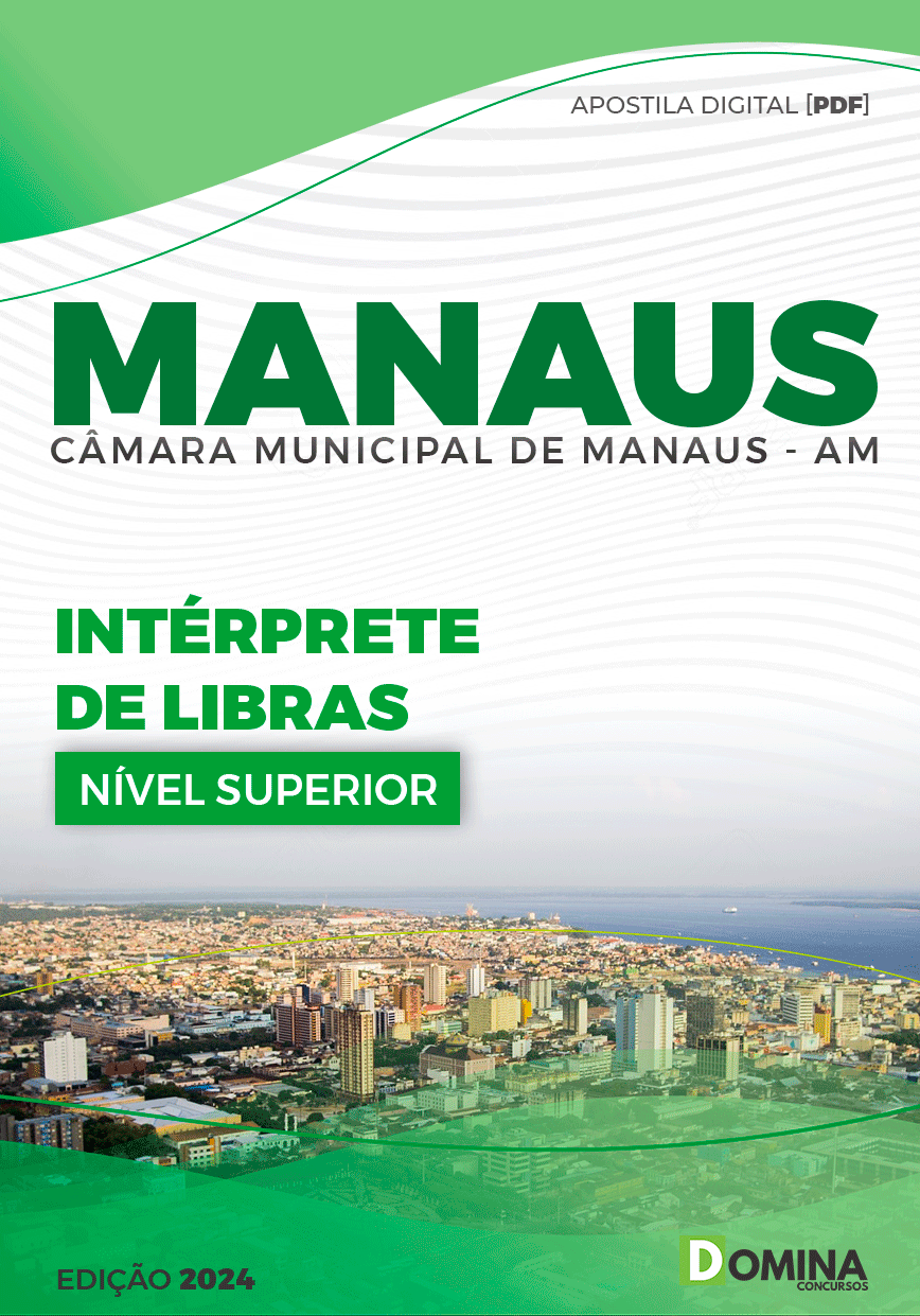 Apostila Intérprete de LIBRAS Câmara Manaus AM 2024