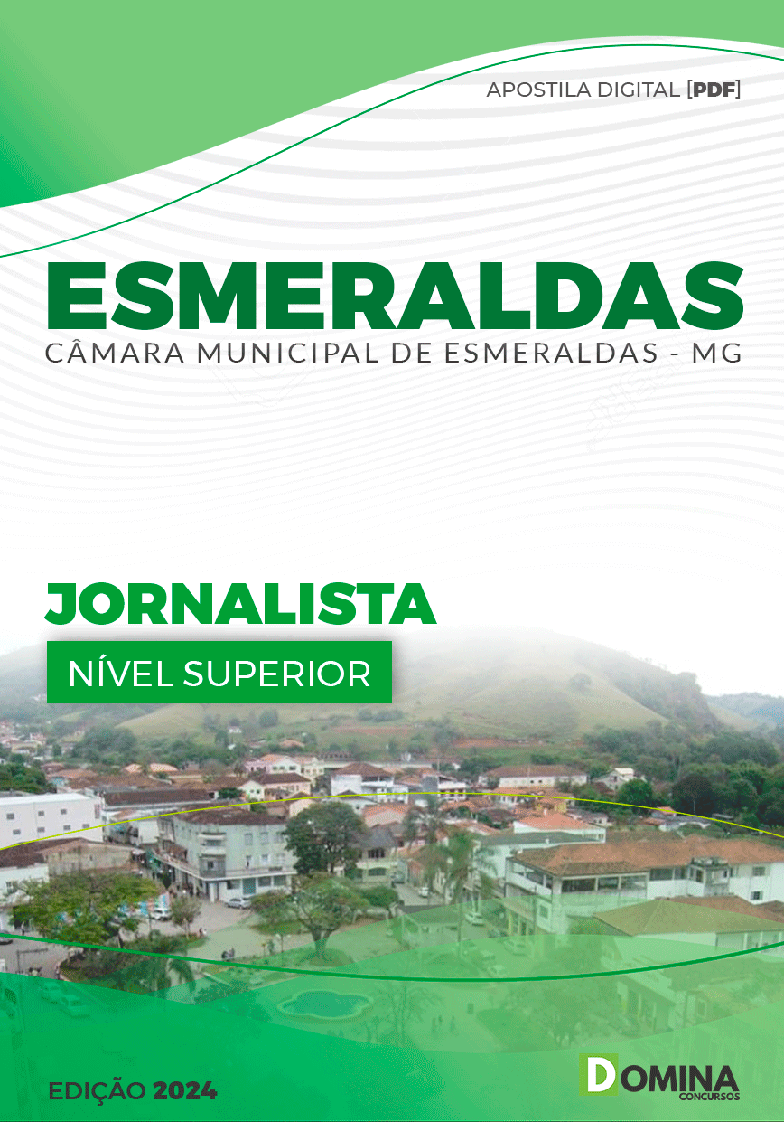 Apostila Jornalista Câmara Esmeraldas MG 2024