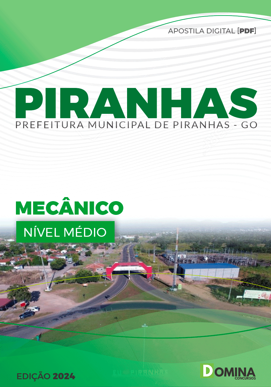 Apostila Mecânico Piranhas GO 2024