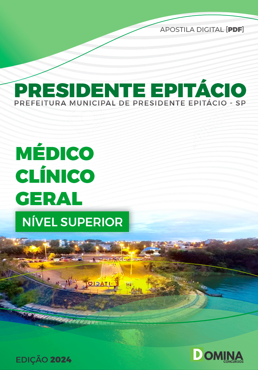 Apostila Médico Clínico Geral Presidente Epitácio SP 2024