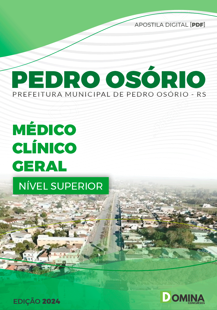 Apostila Médico Clínico Geral Pedro Osório RS 2024