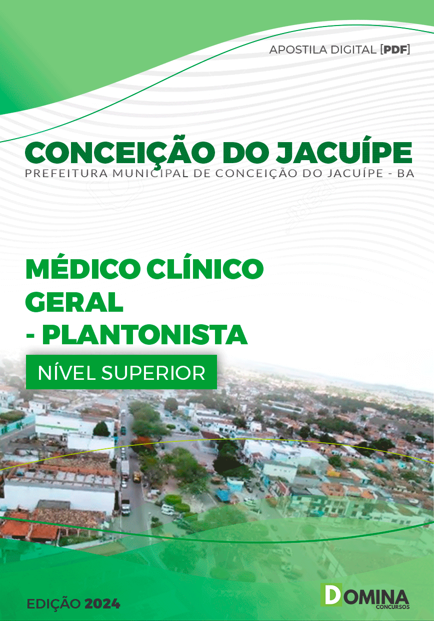 Apostila Médico Plantonista Conceição do Jacuípe BA 2024