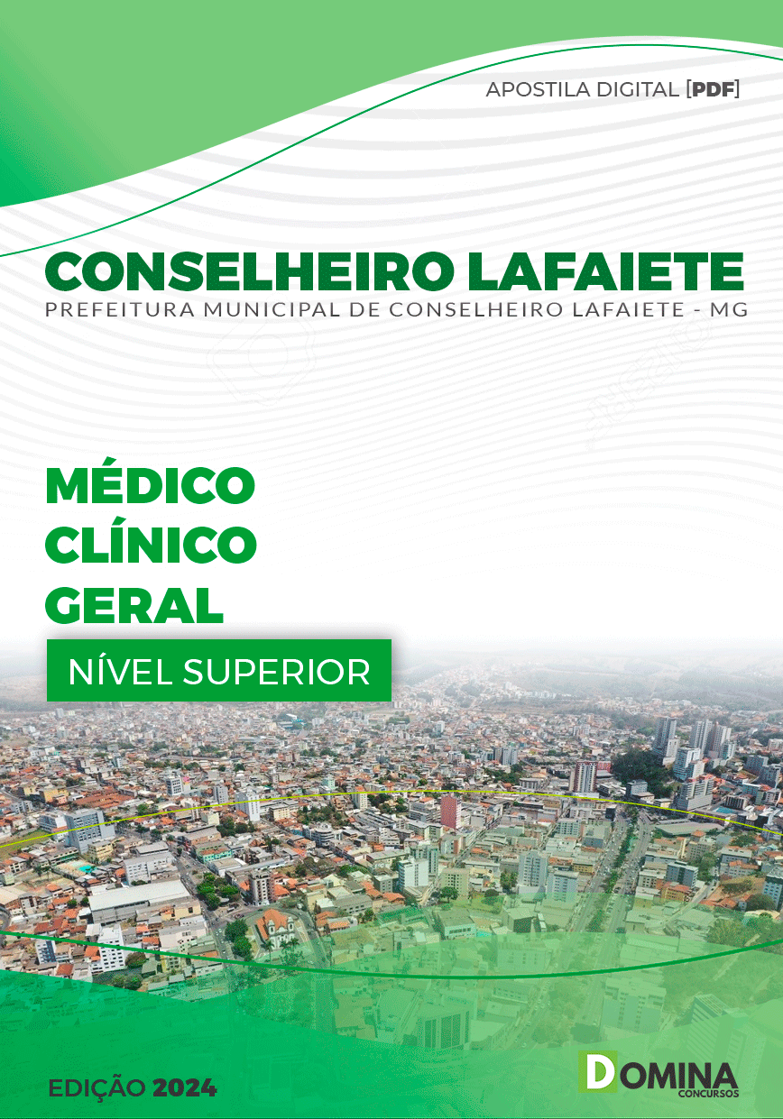 Apostila Médico Clinico Geral Conselheiro Lafaiete MG 2024