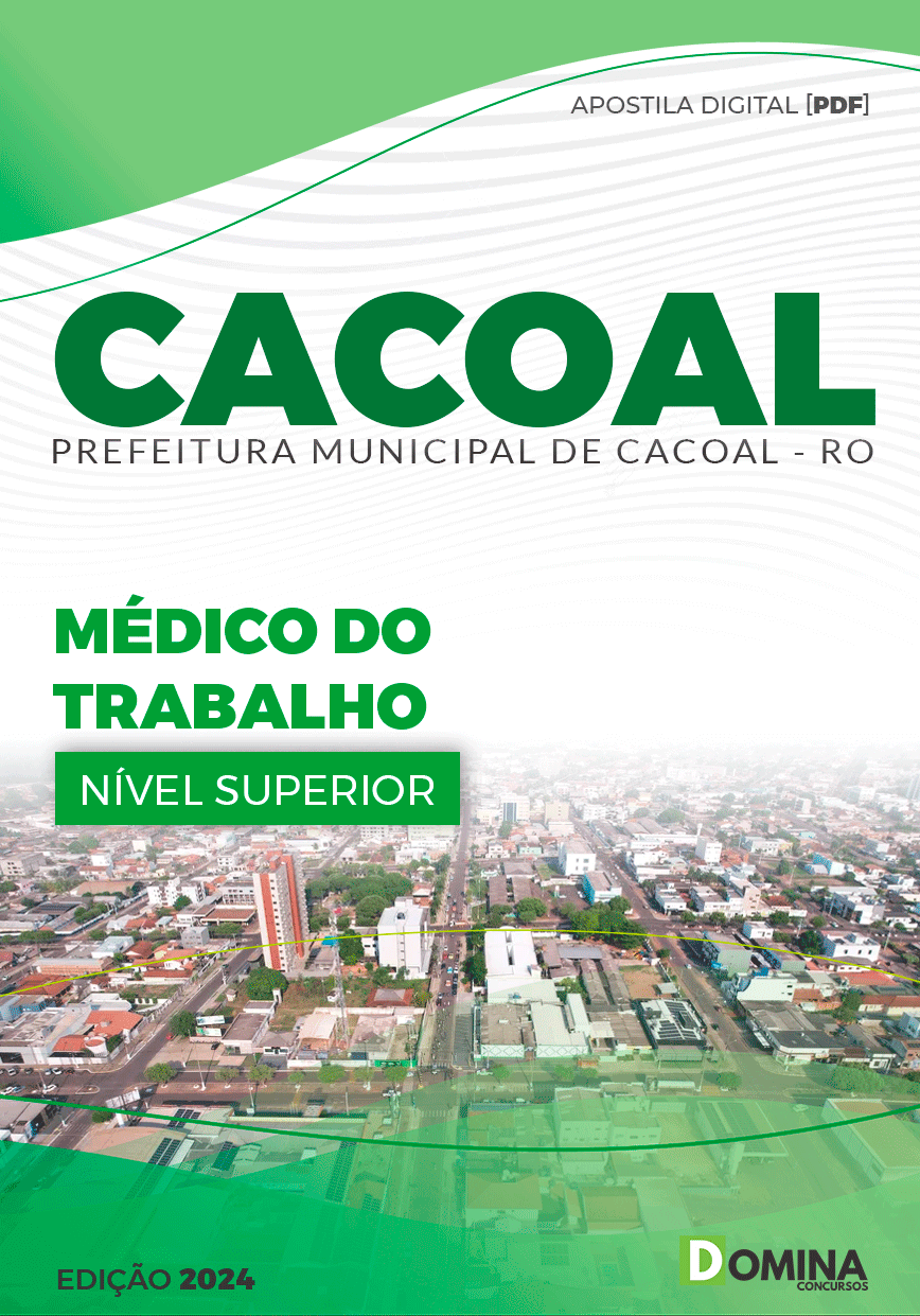 Apostila Médico do Trabalho Cacoal RO 2024