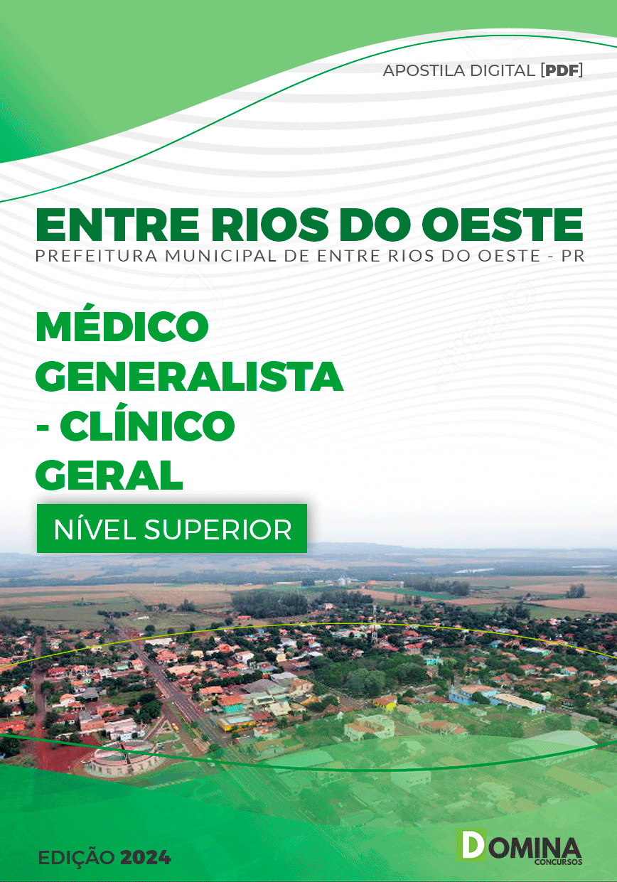 Apostila Médico Clínico Geral Entre Rios do Oeste PR 2024