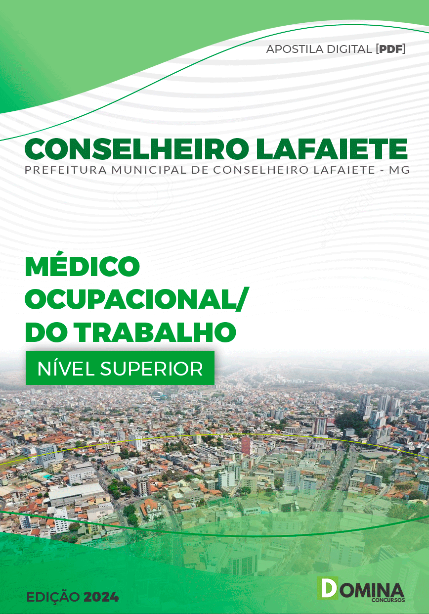 Apostila Médico Ocupacional Conselheiro Lafaiete MG 2024