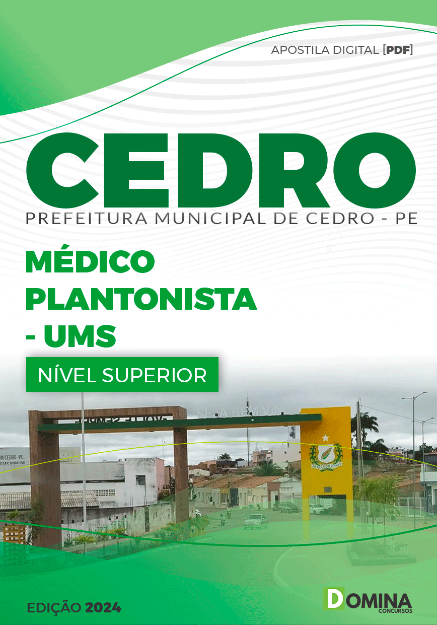 Apostila Médico Plantonista Cedro PE 2024