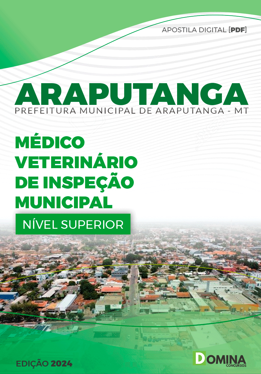 Apostila Médico Veterinário Araputanga MT 2024