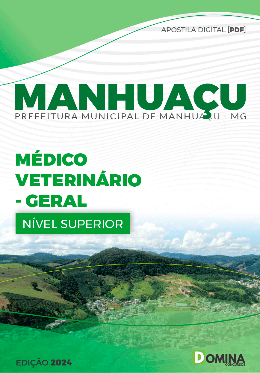 Apostila Médico Veterinário Manhuaçu MG 2024