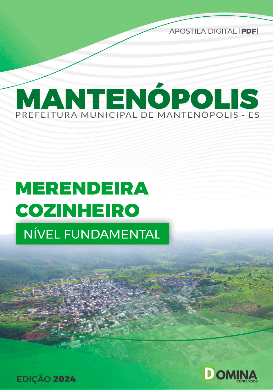 Apostila Merendeira Mantenópolis ES 2024