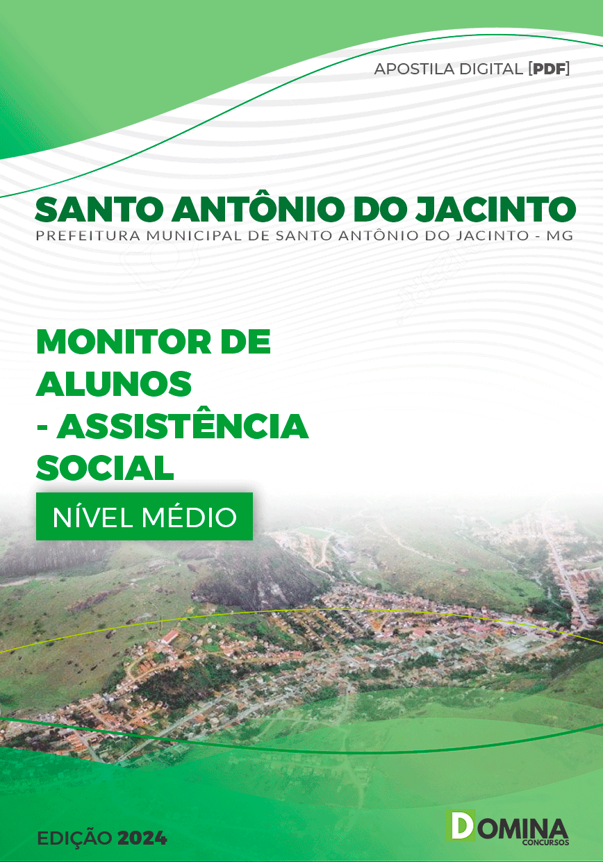 Apostila Monitor de Alunos Santo Antônio do Jacinto 2024